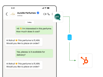 Two way sync between Wbotz and an external CRM